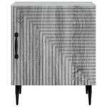 vidaXL Cabinet de chevet 2 Pièces Sonoma gris 43 x 34 5 x 50 cm