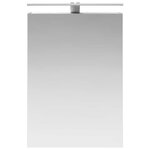 vidaXL Armoire Miroir de Salle de Bain Gris béton 50 x 14 5 x 70 cm