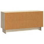 vidaXL Meuble TV 102 x 34 5 x 50 cm Chêne Sonoma Bois d'ingénierie