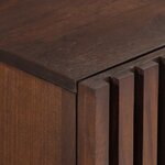 vidaXL Meuble TV marron 100x34x46 cm bois massif manguier