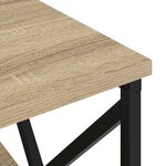 vidaXL Cabinet de chevet avec tiroir Chêne sonoma 41.5 x 40.5 x 55 cm