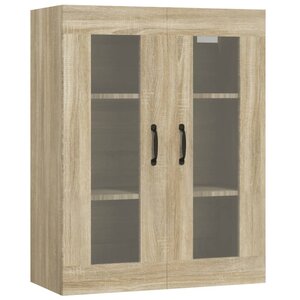 vidaXL Armoire murale suspendue Chêne sonoma 69 5x34x90 cm