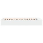 vidaXL Cadre de lit sans matelas blanc 100x200 cm