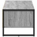 vidaXL Meuble TV Gris Sonoma 100 x 36 5 x 30 5 cm Bois d'ingénierie