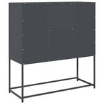 vidaXL Buffet anthracite 100 5x39x107 cm acier laminé à froid