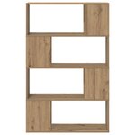 vidaXL Centre de divertissement Marron 80 x 24 x 124 cm