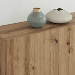 vidaXL Unité murale de TV 5 Pièces Chêne artisanal Bois d'ingénierie