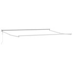 Auvent rétractable automatique vidaXL Rouge 500x300 cm