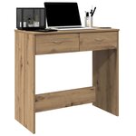 vidaXL Bureau chêne artisanal 80x40x75 cm bois d'ingénierie