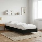 vidaXL Cadre de lit Chêne noir 80 x 200 cm Bois d'ingénierie