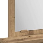 vidaXL Coiffeuse Chêne artisanal 50 x 41 x 140 cm Bois d'ingénierie