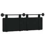 vidaXL Tête de lit suspendue Noir Velours