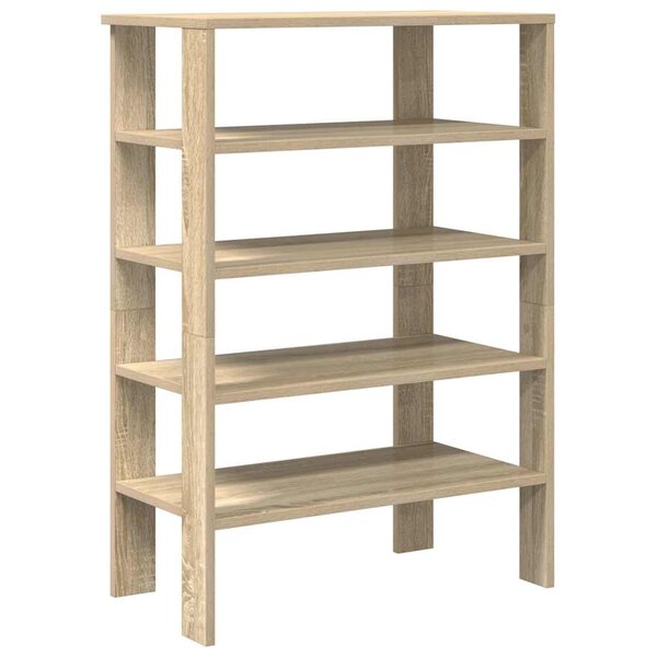 vidaXL Étagère à chaussures chêne sonoma 61x32x87 5 cm bois ingénierie