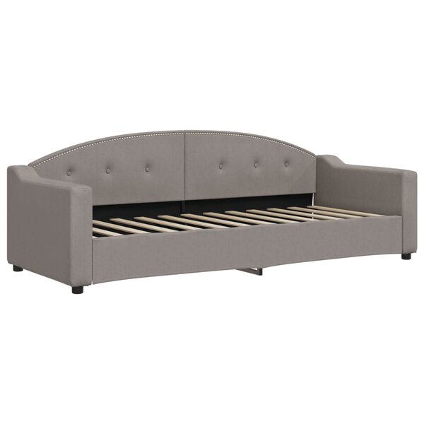 vidaXL Lit de repos taupe 80x200 cm tissu