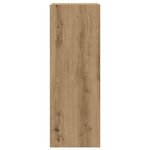 vidaXL Meuble TV chêne artisanal 30 5x30x90 cm bois d'ingénierie