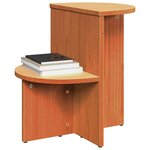 vidaXL Table basse Brun cire 50 x 40 x 50 cm Bois massif en pin