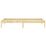 vidaXL Cadre de lit bois de pin massif 90x200 cm