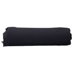 vidaXL Membrane géotextile noir 1 x 150 m fibre de polyester
