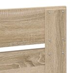 vidaXL Tête de lit Chêne Sonoma 140 cm Bois d'ingénierie