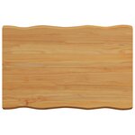 VidaXL Table haute EKAI Noir 112 x 70 x 91 cm Bois de pin massif