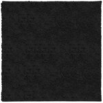 vidaXL Tapis shaggy PAMPLONA poils longs moderne noir 160x160 cm