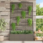 vidaXL Pots et jardinières Oui Autre Matériau