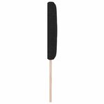 vidaXL Tête de lit avec des lumières à LED Réglable Noir 80 cm tissu