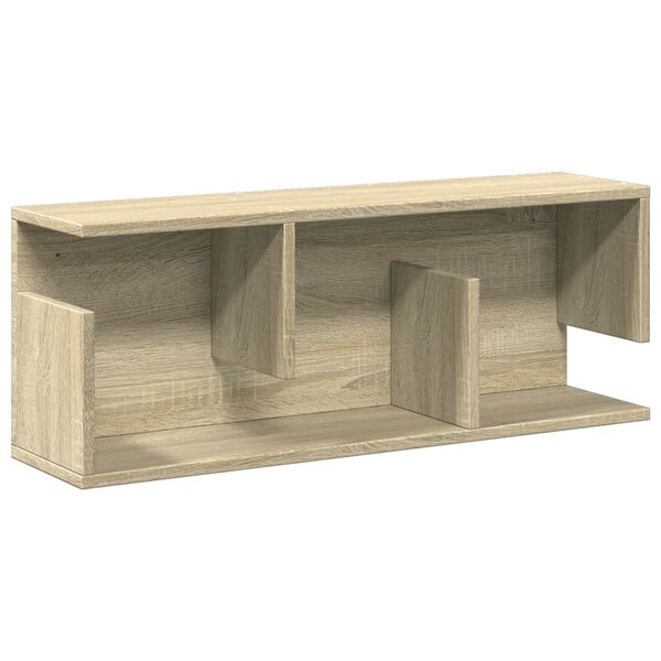 vidaXL Armoire murale 80x20x30 cm chêne sonoma bois d'ingénierie