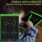 ACROPAQ Tablette Dessin Enfant- Ardoise Magique 12 Pouces- Tablette Ecran LCD - Pile CR2025 incluse- Verte