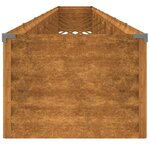 vidaXL Lit surélevé de jardin 770x50x36 cm acier corten