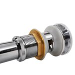 vidaXL Drain d'évier escamotable Acier inoxydable