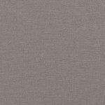 vidaXL Coussin de tête de lit taupe 80 cm tissu