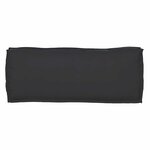 vidaXL Coussin pour banc de palette Noir 100 x 40 x 8 cm Tissu Oxford