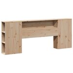 vidaXL Lit bibliothèque sans matelas 180x200 cm bois massif de pin