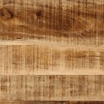 vidaXL Table console 112x36x76 cm bois massif de manguier et fer
