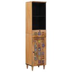 vidaXL Ensemble de mobilier de salle de bain avec tiroir 5 Pièces Naturel