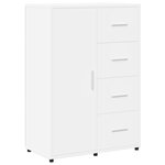 vidaXL Buffets 2 Pièces blanc 60x31x84 cm bois d'ingénierie