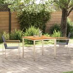 vidaXL Ensemble de salle à manger pour jardin 3 Pièces
