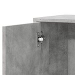 vidaXL Buffets 2 Pièces gris béton 60x31x70 cm bois d'ingénierie