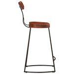 vidaXL Tabourets de bar lot de 2 49x43x88 cm bois de manguier massif