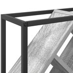 vidaXL Housse à vin Gris Sonoma 51x18x52 5 cm en bois aggloméré