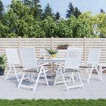 vidaXL Coussins de chaise jardin lot de 6 gris 50x50x3 cm tissu oxford