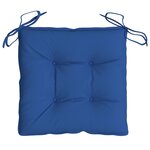 vidaXL Coussins de palette lot de 4 bleu 50x50x7 cm tissu oxford
