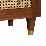 vidaXL Buffet Haut Marron 60 x 33 5 x 100 cm Bois de mangue massif