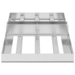 vidaXL Tête de remplacement pour niveleur de jardin 75 x 25 x 6 cm