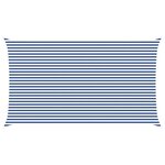 vidaXL Voile d'ombre Bleu et Blanc 7 x 4 m 100   polyester Oxford