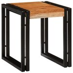 vidaXL Table Gigogne 3 Pièces Bois d'acacia massif et métal