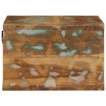 VidaXL Meuble TV mural 60x30x19 cm bois massif de récupération