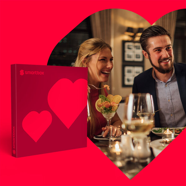 SMARTBOX - Coffret Cadeau Carte Cadeau Saint-Valentin - 100 € -  Multi-thèmes