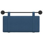 vidaXL Tête de lit suspendue Bleu Tissu